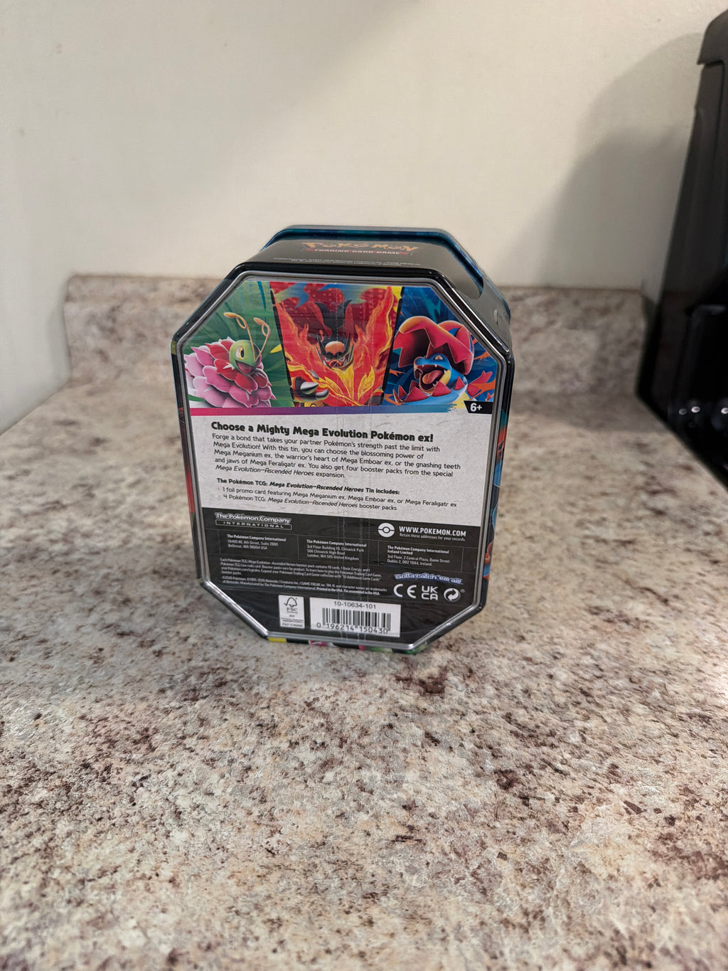 Ascended Hero’s - Mega Evolutions - Mega Feraligater EX Tin