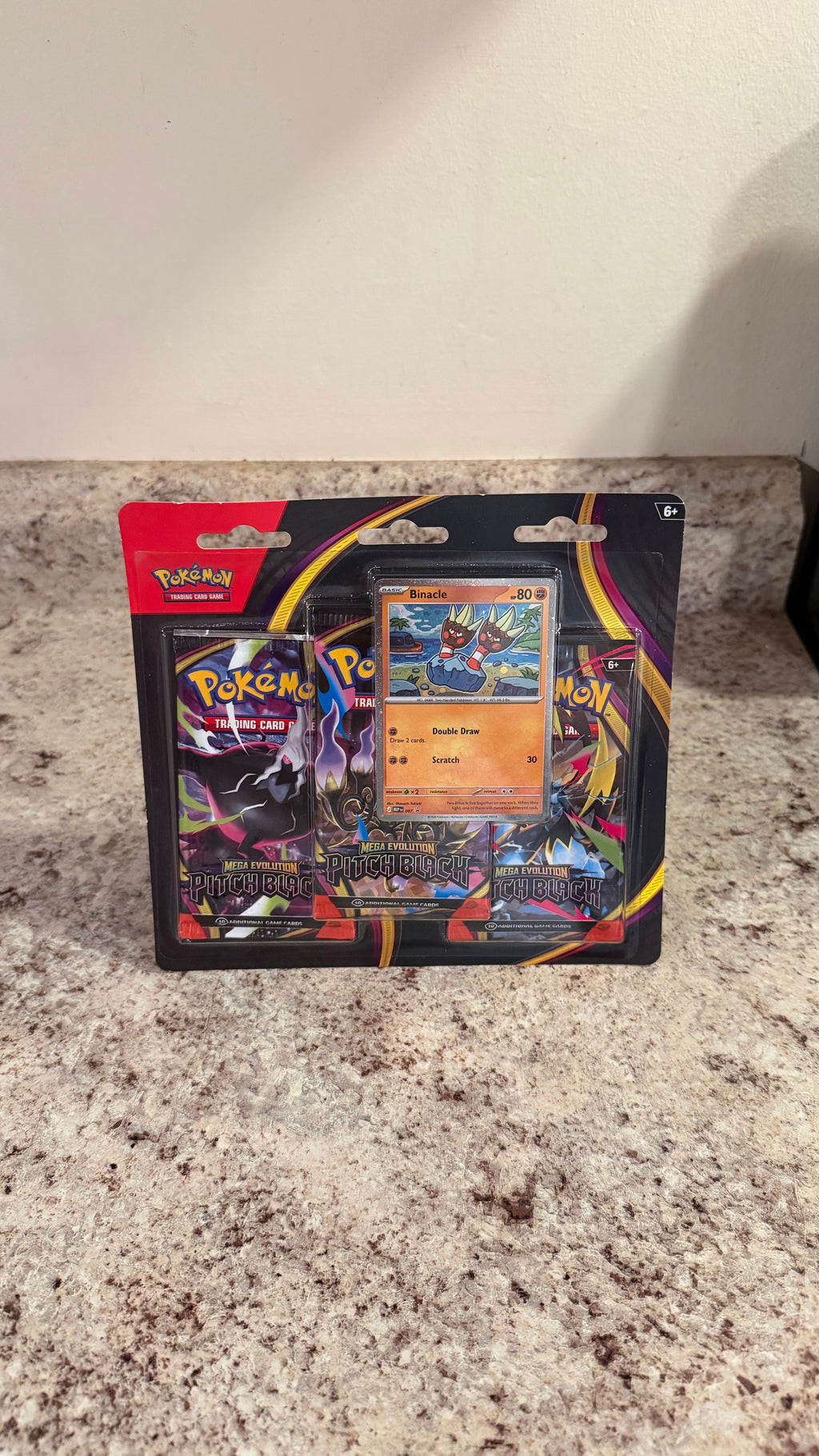 Pitch Black 3-Pack Blister [Binacle] - ME05: Pitch Black - Pokemon TCG