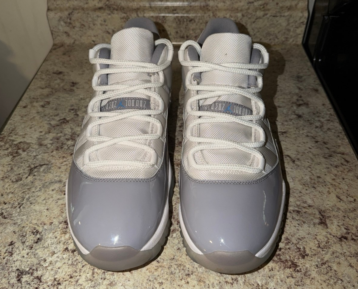 Air Jordan 11 Retro Low Cement Grey Lightly Worn - Size 12M