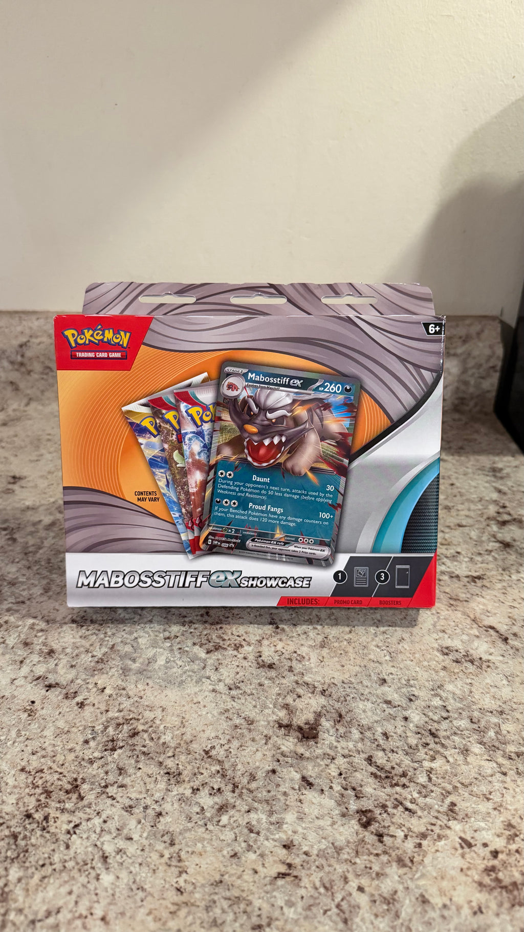 Mabosstiff ex Showcase - 3 Pack Boxes - Pokemon TCG